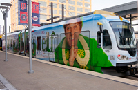 Light Rail Train Wrap