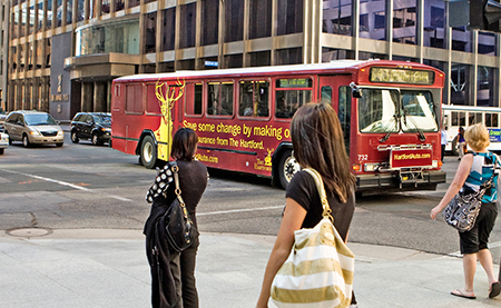 Bus wrap