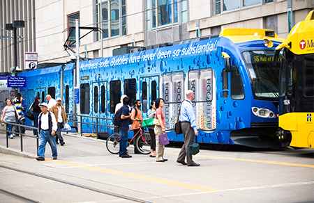 METRO train wrap