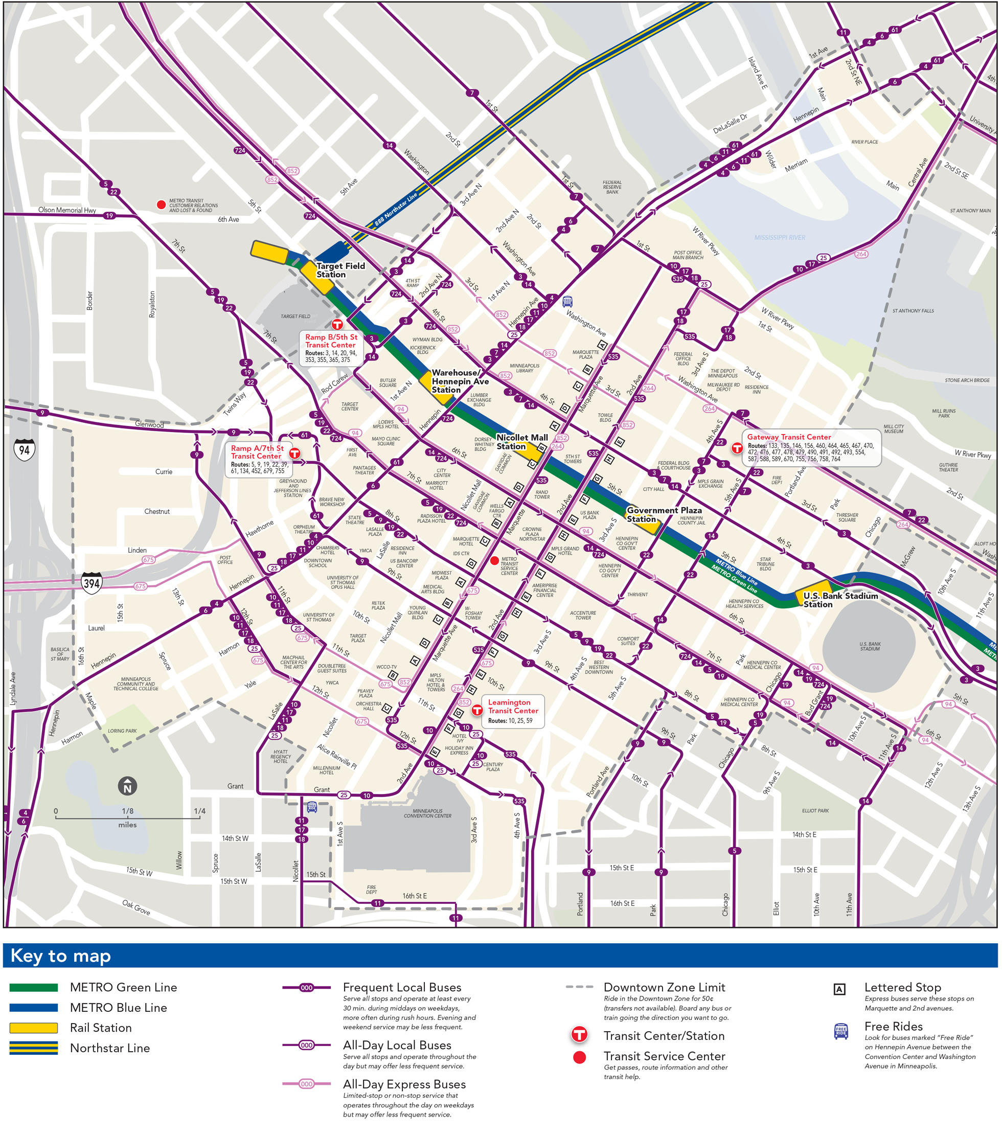 Target Field Station Map - Metro Transit