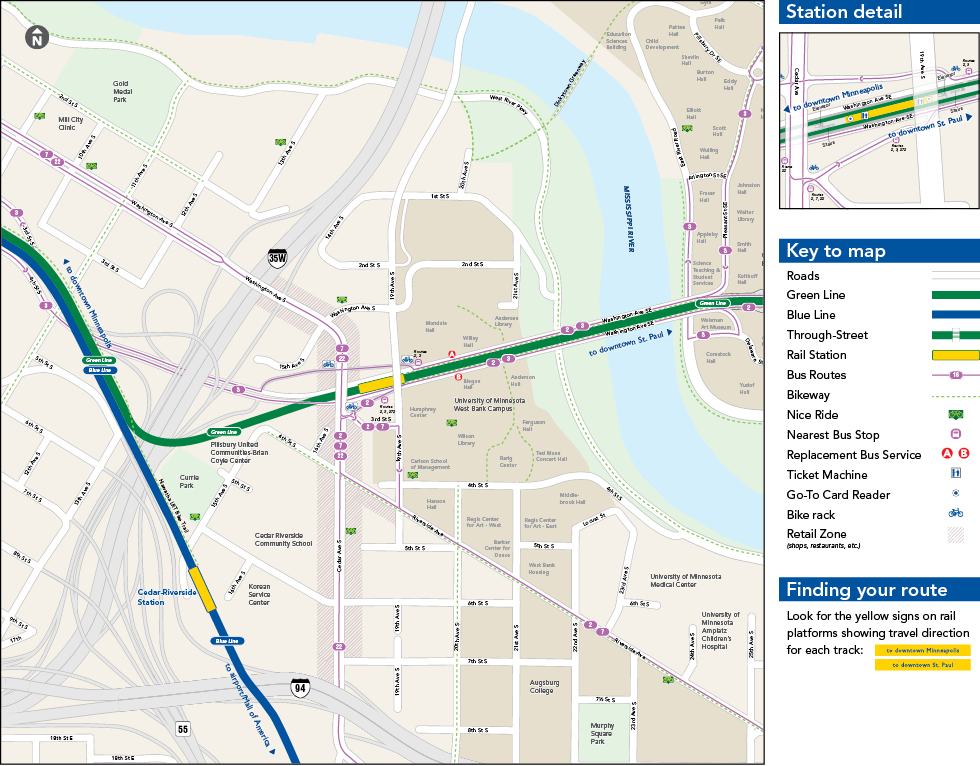 West Bank Station Metro Transit