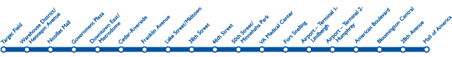 Hiawatha Line - Route 55 Map
