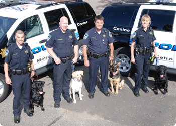 Transit Police and K9s
