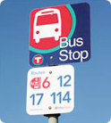 multiple hi-frequency route sign