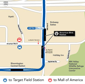 American Blvd station