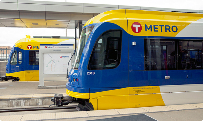 METRO Green Line vehicle METRO Green Line vehicle