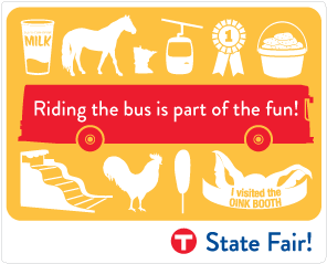 Riding the bus is part of the  fun!