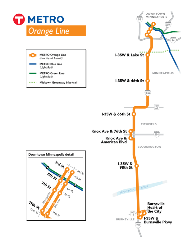 orangeline map