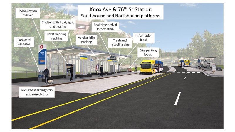 76th Street Station - Rendering