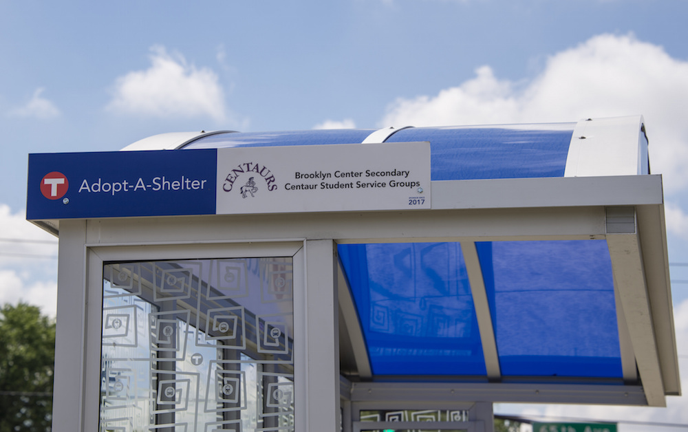 Adopt a shelter bus stop