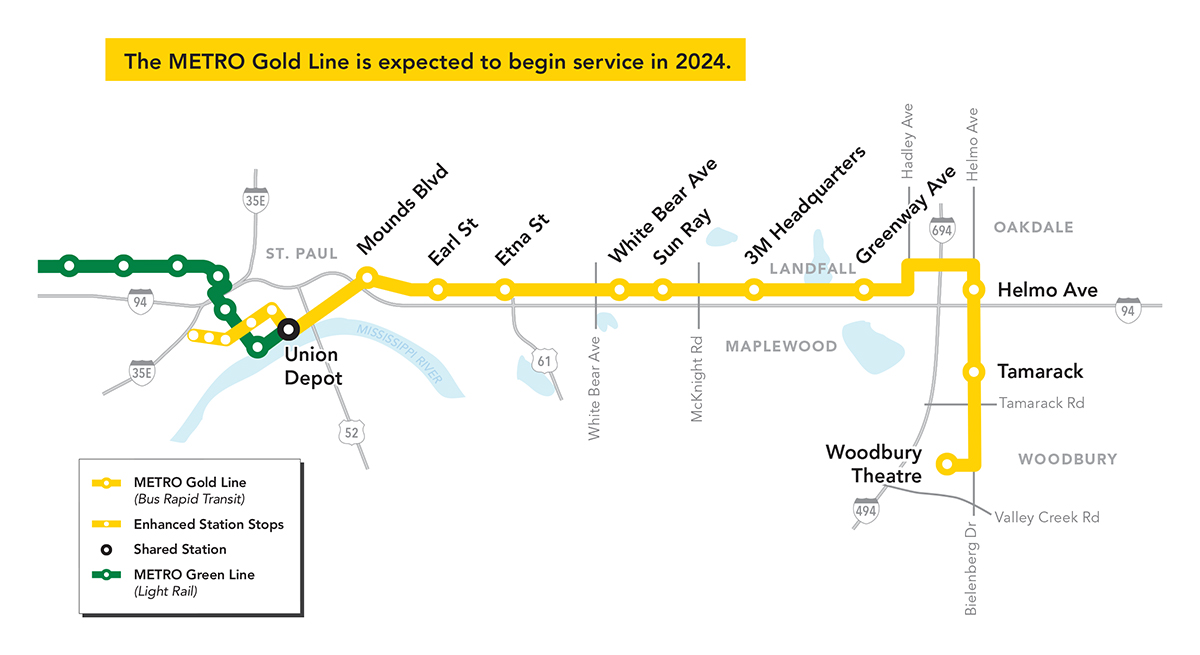 La Metro Gold Line Map