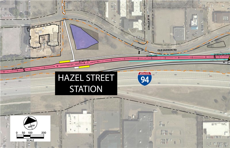 Hazel Street Station Metro Transit