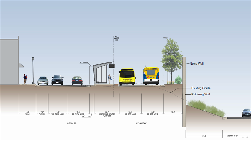 Earl St Cross Section a