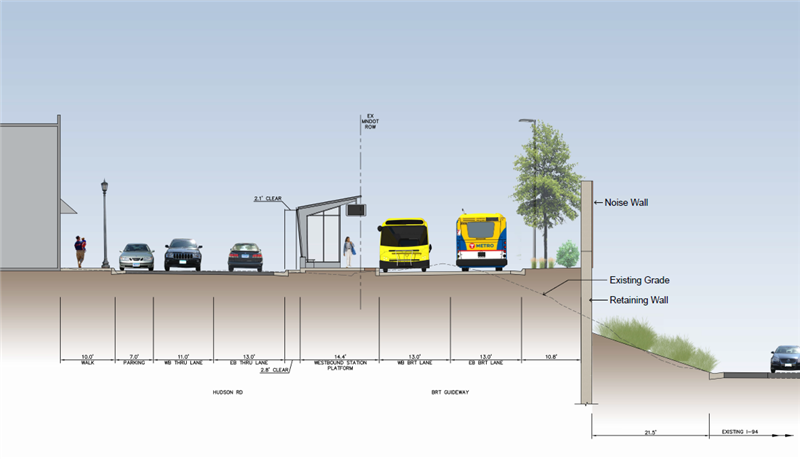 Earl St Cross Section b