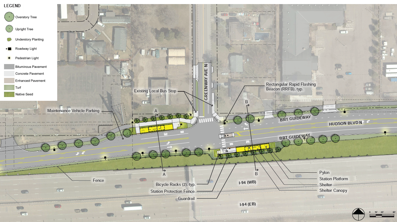 Greenway Ave Station Site Plan Zoomed Out