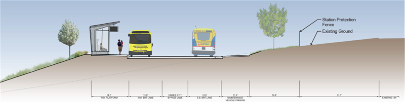 Hazel St Cross Section a