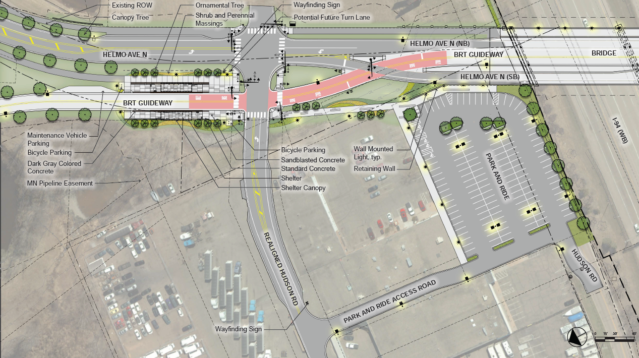 Helmo Station Site Plan Zoomed In