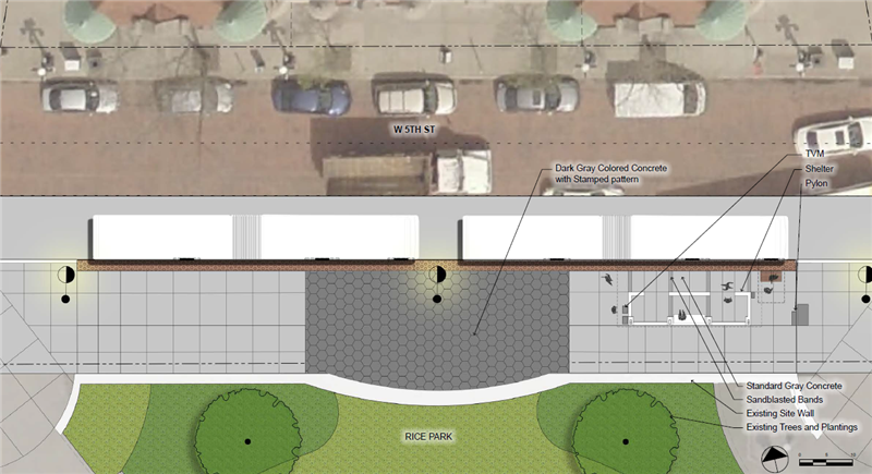 Rice Park Station Site Plan