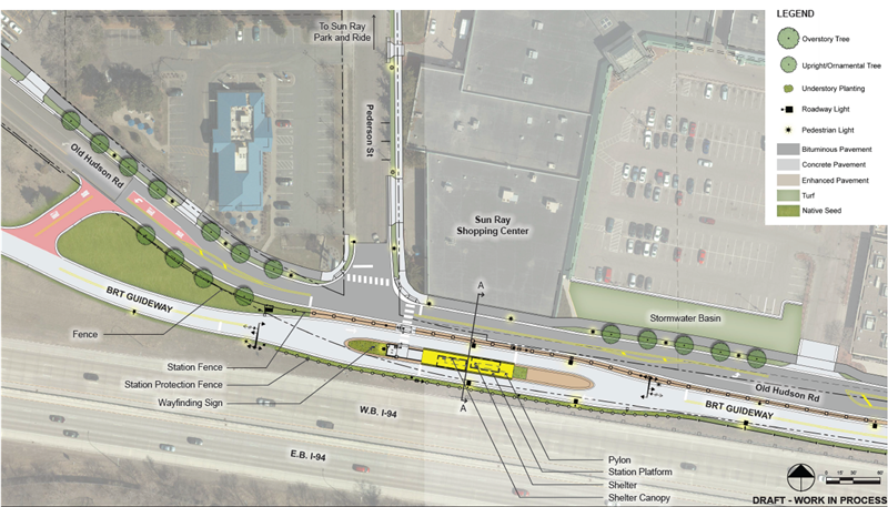 Sun Ray Station Site Plan Zoomed Out