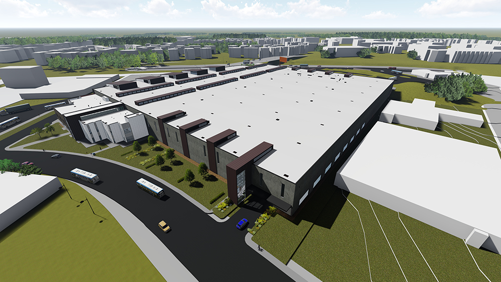 Rendering of the new Metro Transit bus garage