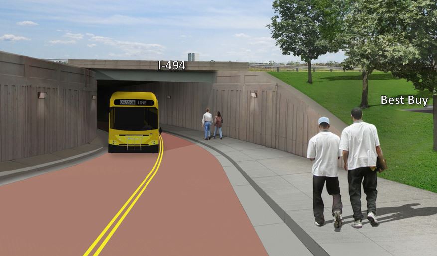 Knox Avenue Transitway Metro Transit