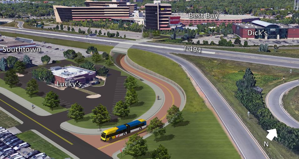 Knox Avenue Transitway Metro Transit