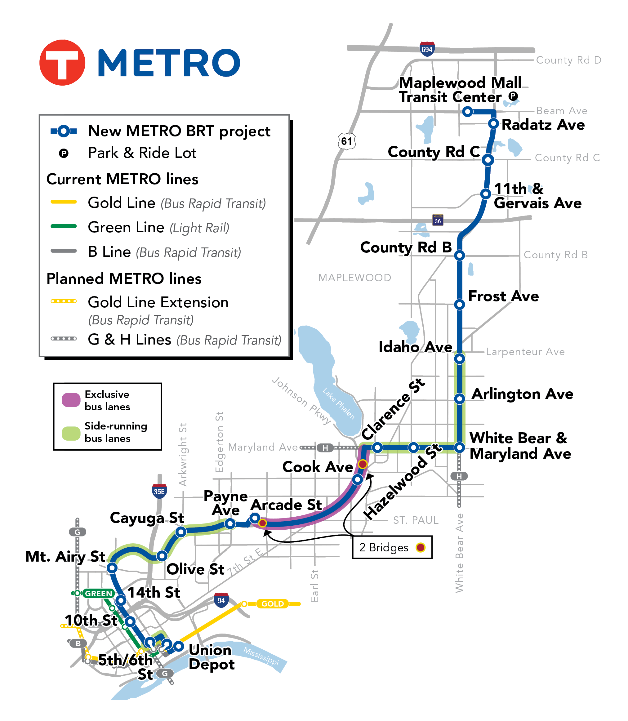 Map of Proposed Project Alignment