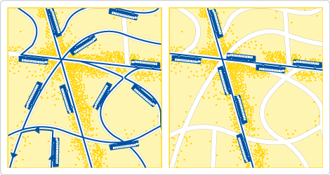 High density usage