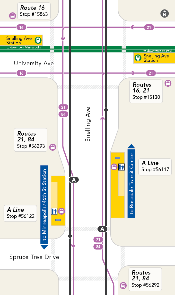 Snelling & University Station Detail