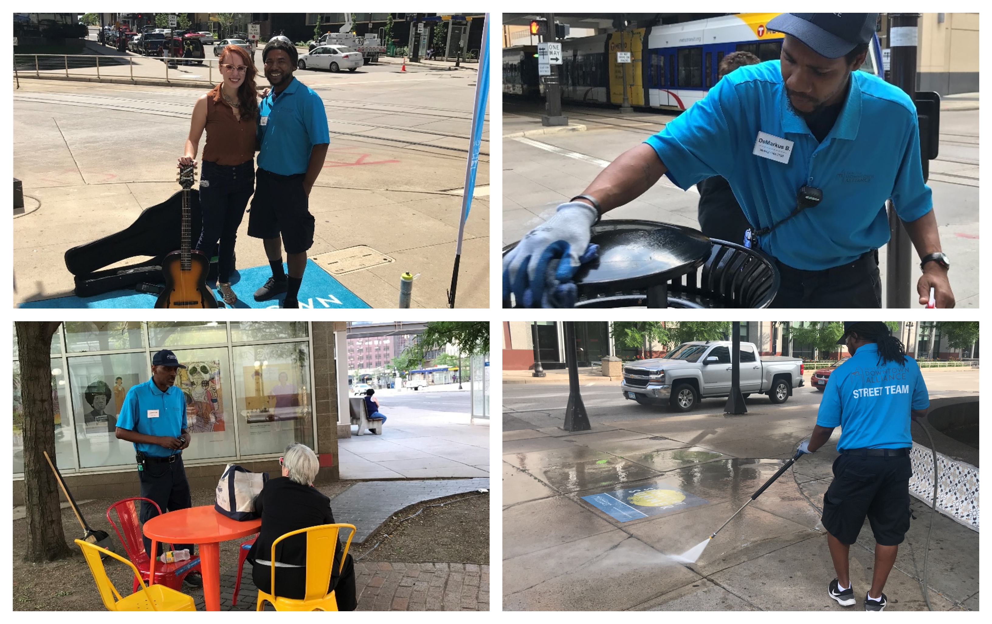 Ambassadors who supported the Streets of Summer pilot program, sponsored by the Saint Paul Downtown Alliance.