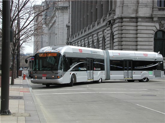 The HealthLine in Cleveland, Ohio has led to transit-oriented development. 