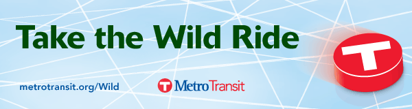 Minnesota Wild bus light rail Metro Transit