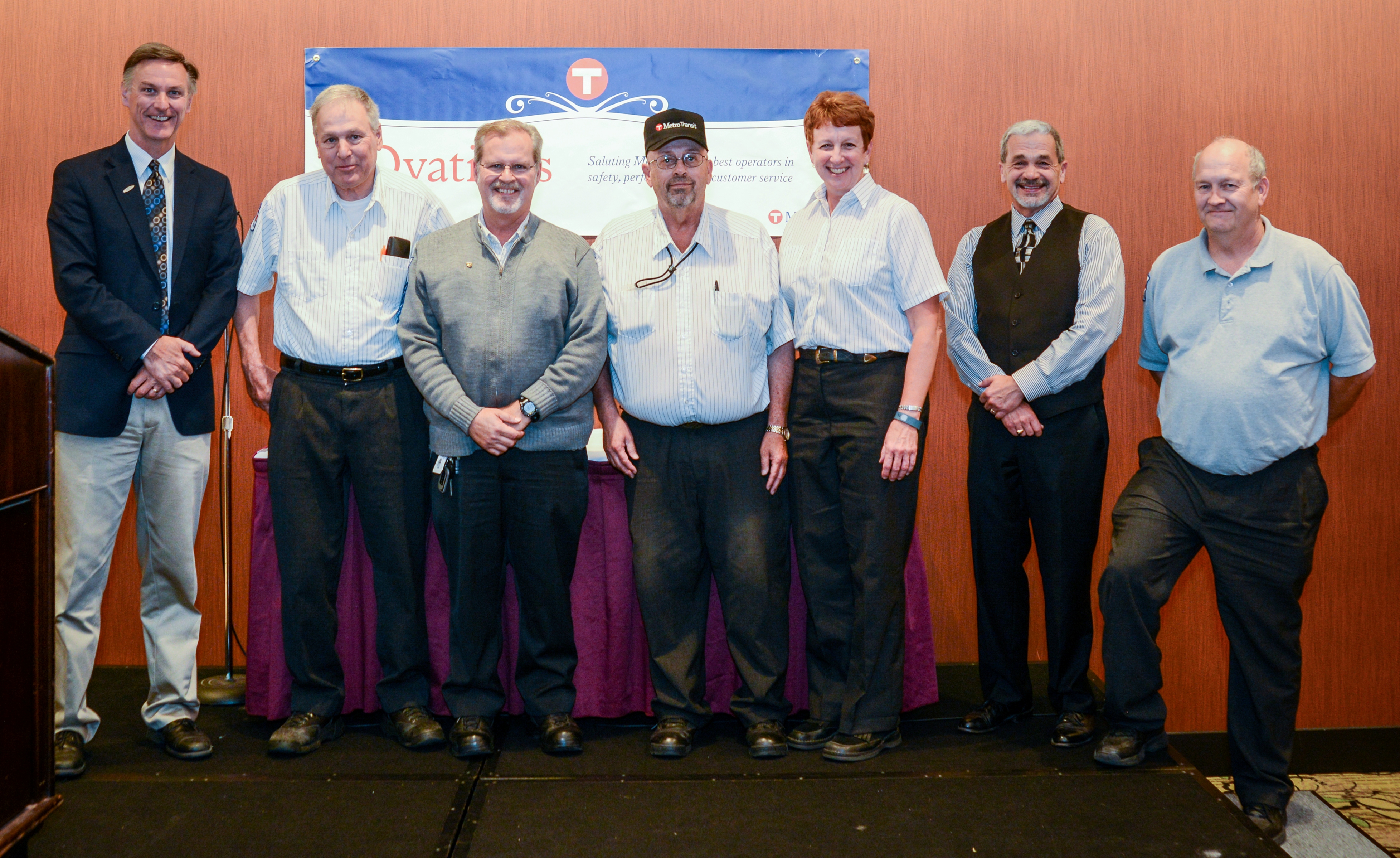 Operators were recognized for safe driving at Metro Transit's annual Ovations Awards Ceremony.