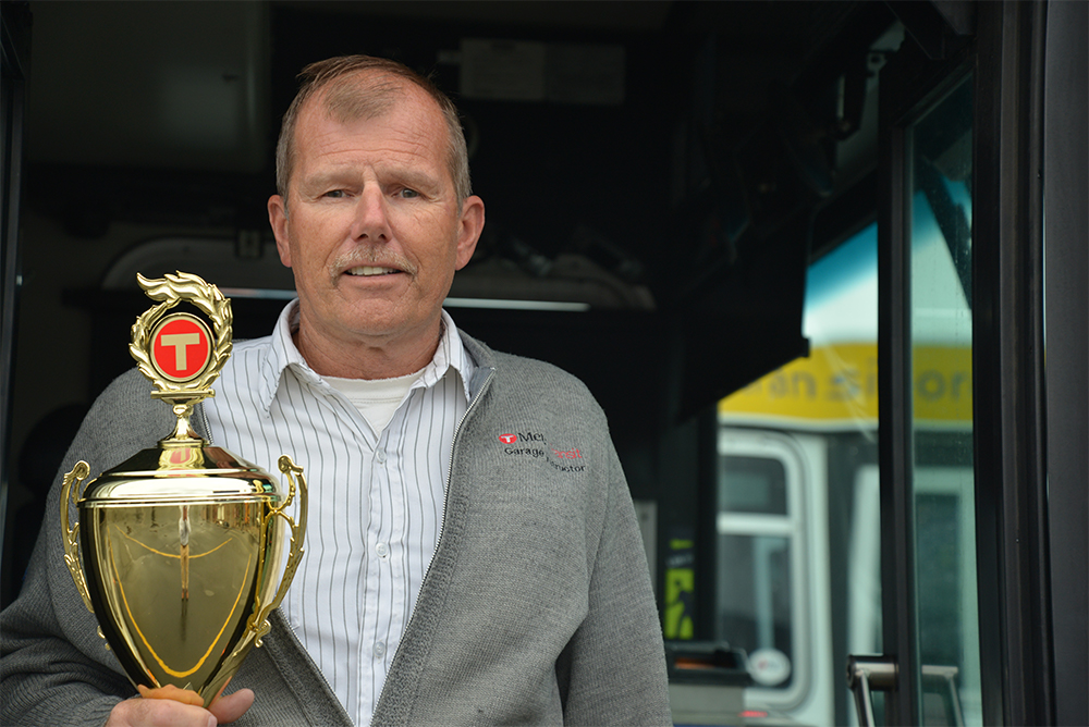 Heywood operator Jack Berner won the 2018 Metro Transit Bus Roadeo. 