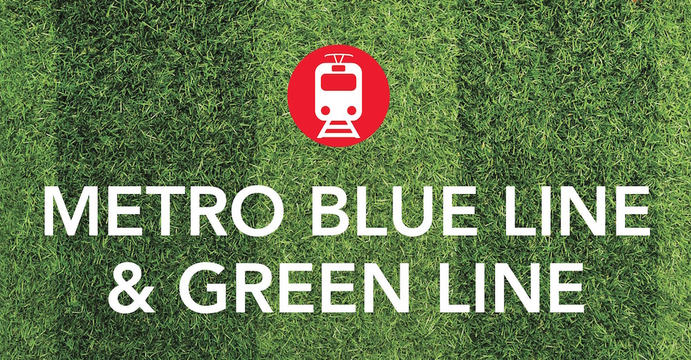 Take light rail to vikings home games