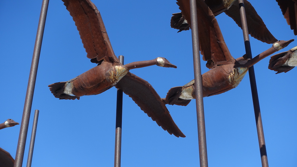 Public art Big Lake Northstar Station