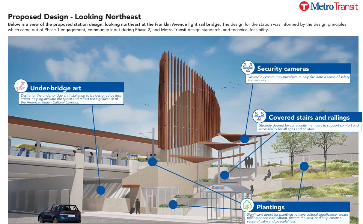 Proposed design - looking northeast