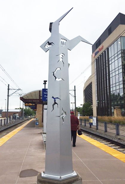 Public art 28th Avenue Station