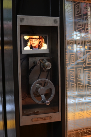 Image of Small Kindnesses, Weather Permitting box at Nicollet Mall Station.