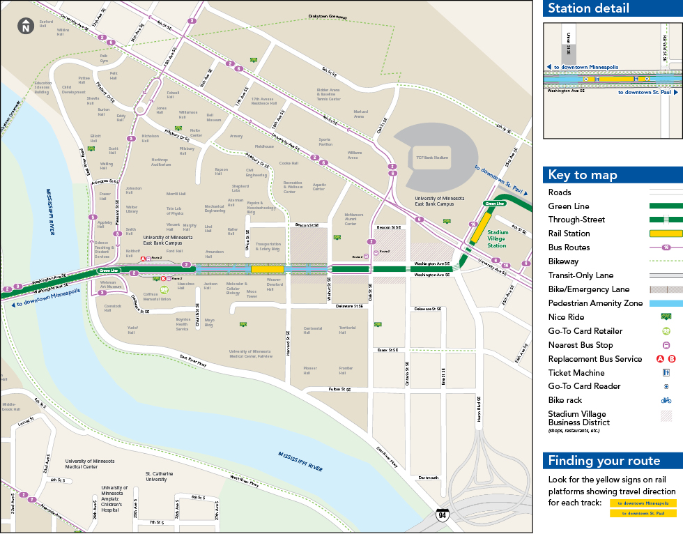 East Bank Station Metro Transit