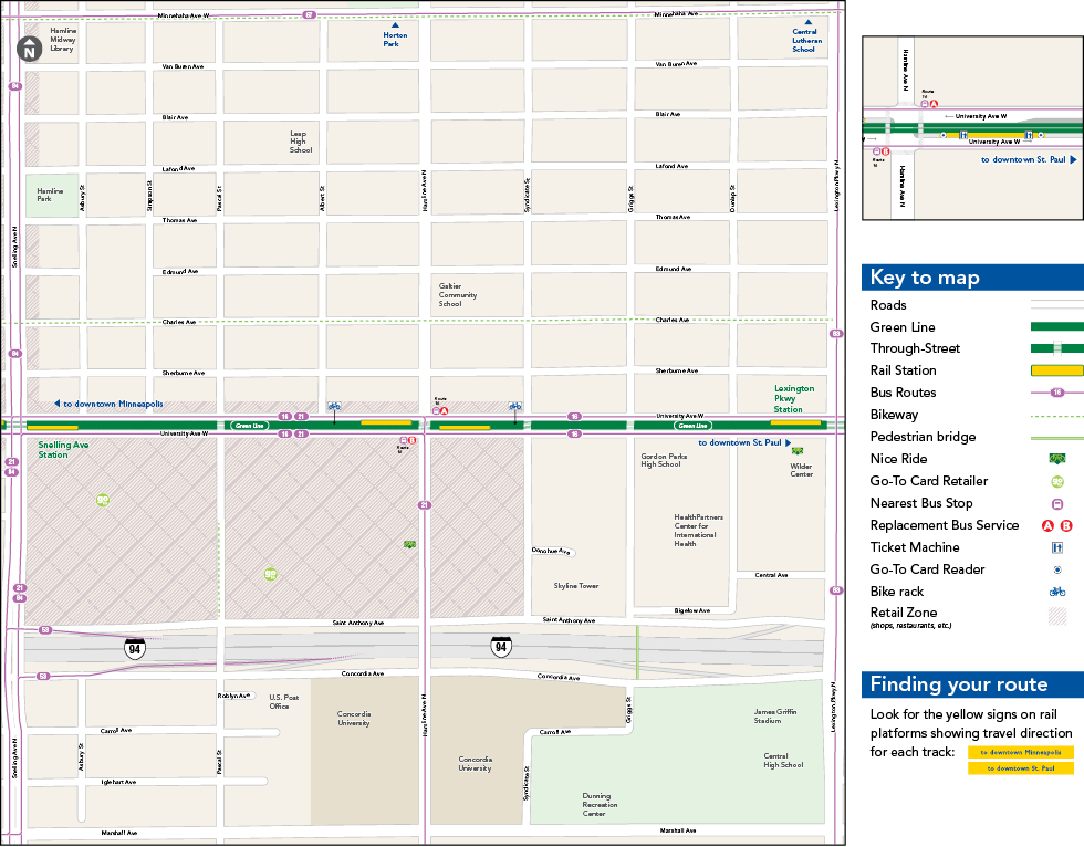 Hamline University Campus Map