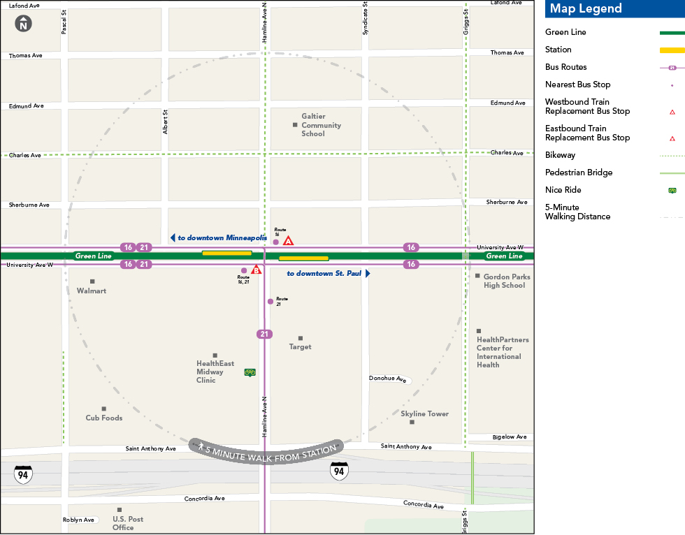 Hamline Avenue Station Metro Transit