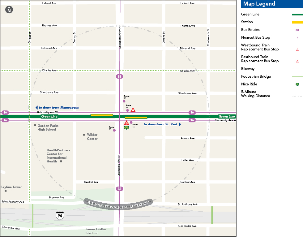 Lexington Parkway Station Metro Transit