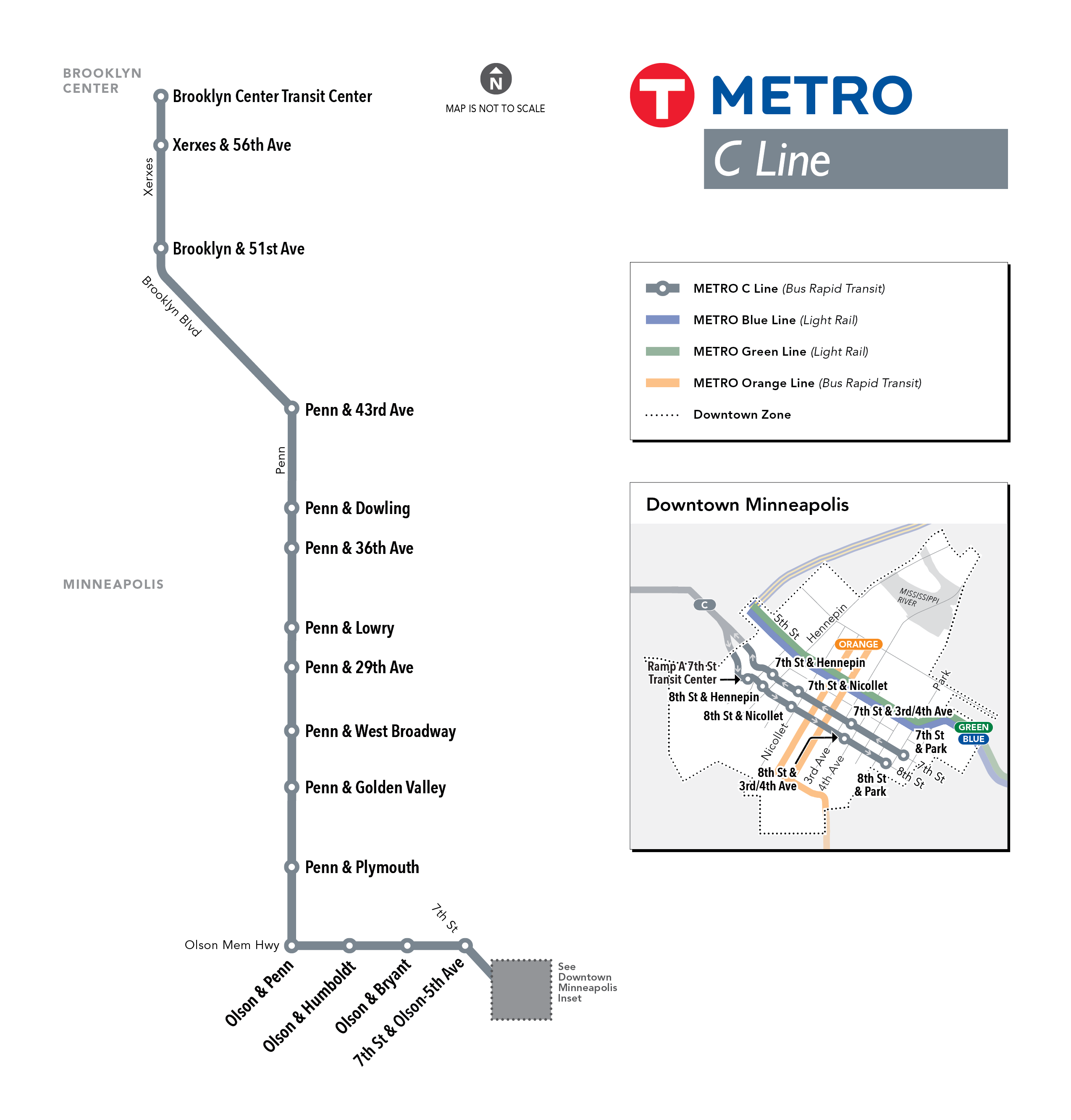 C Line Map