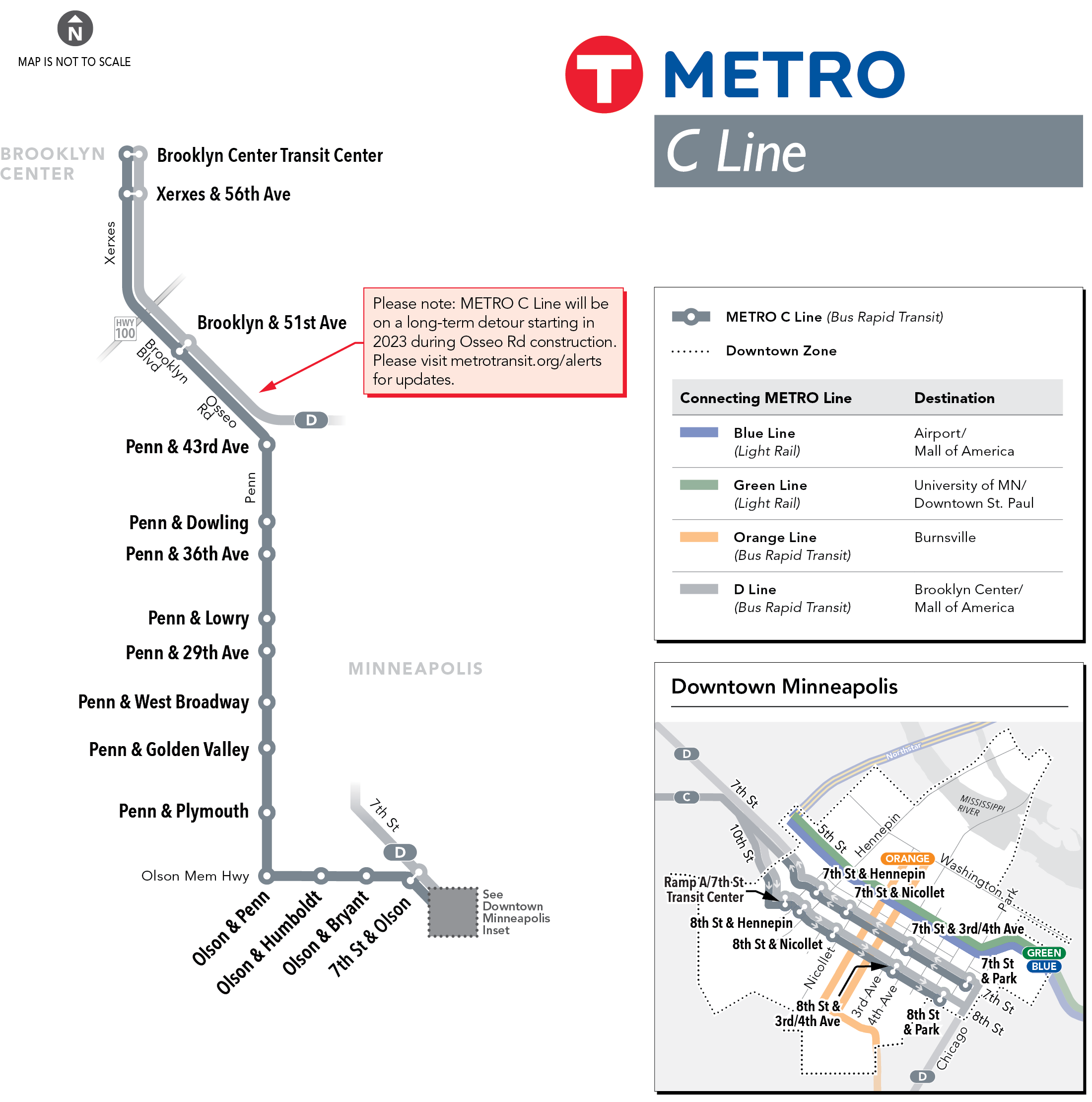 C Line Map
