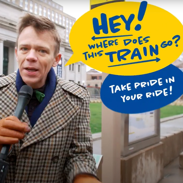 Photo of Tane Danger with text that says Hey Where Does This Train Go? and Your Role As a Rider edition