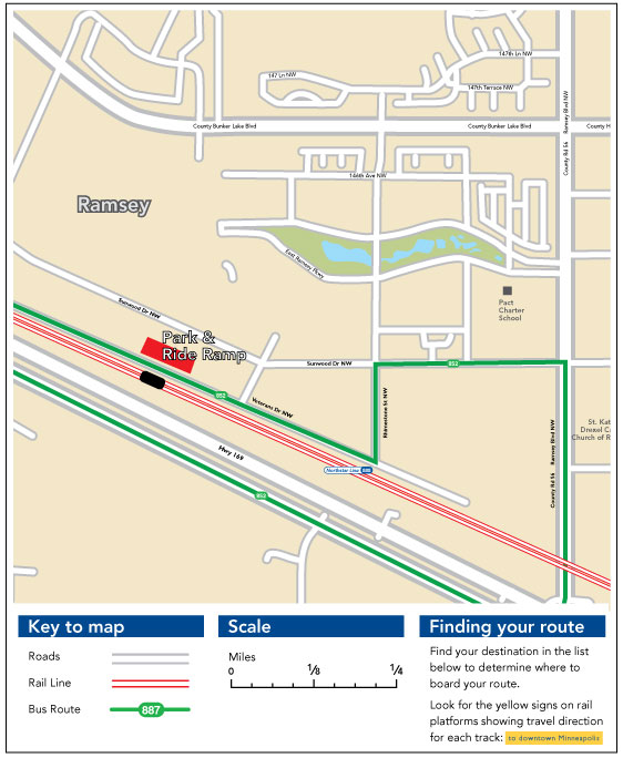 Ramsey Station Map