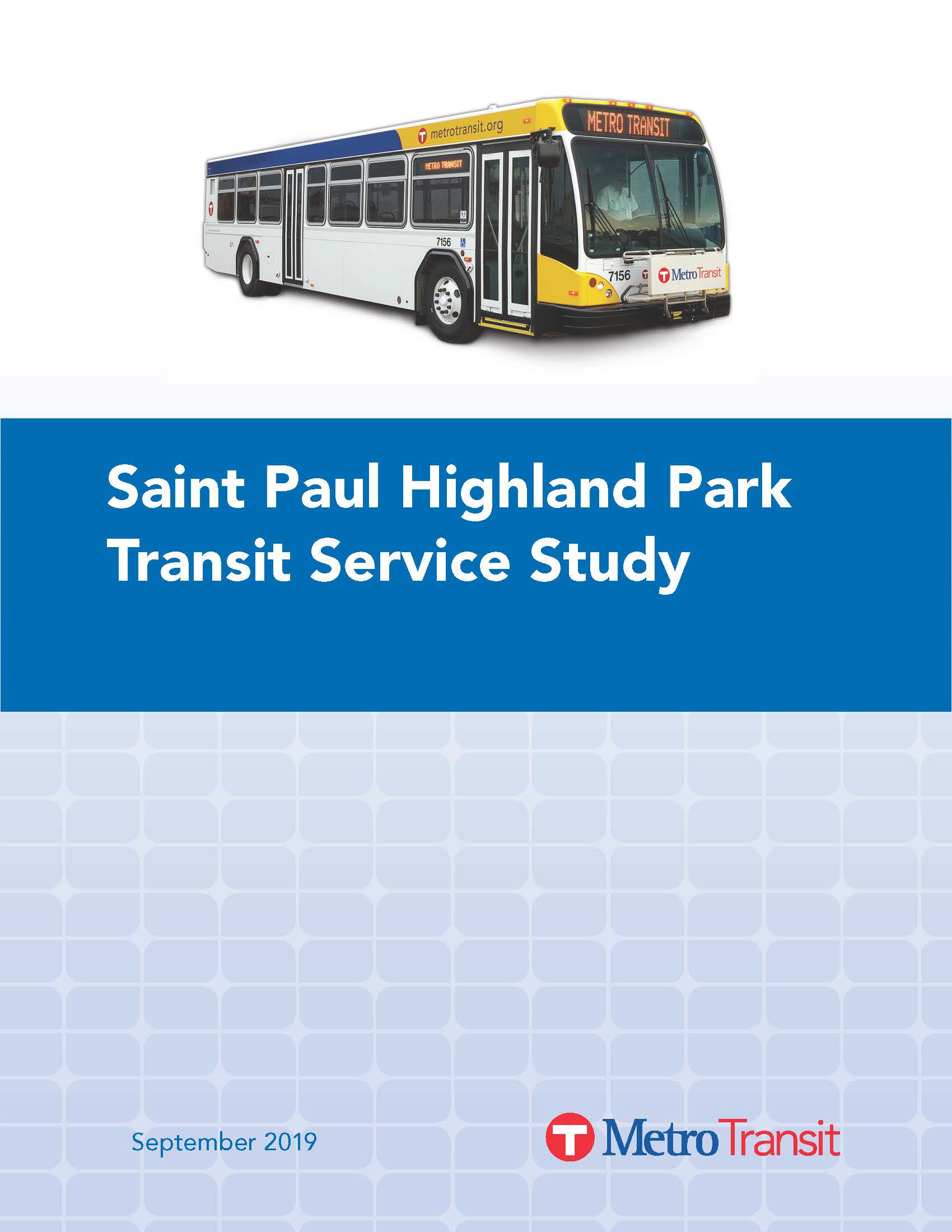 St. Paul East Side Transit Service Existing Service Report