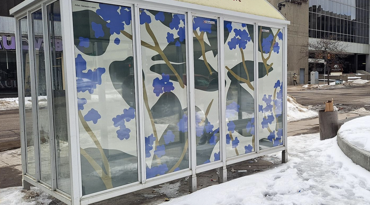 Public Art Beautification Shelter