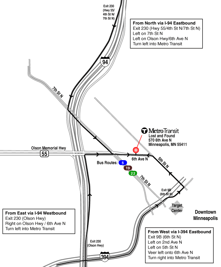 Lost and Found Map